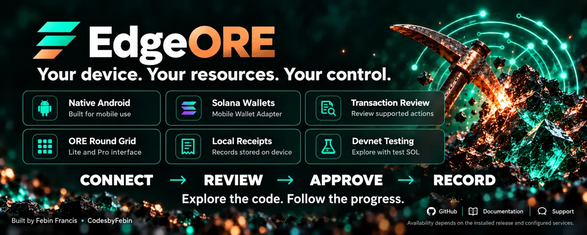 Promotional banner: Your device. Your resources. Your control. Connect, Review, Approve, Record.